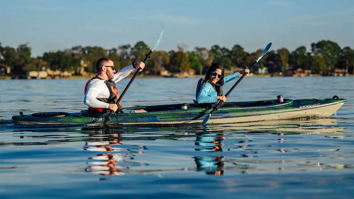 Kayaker on Ohio waters