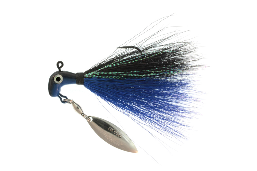Blakemore Bucktail Pro Road Runner 1/8oz (Black Blue Shad)