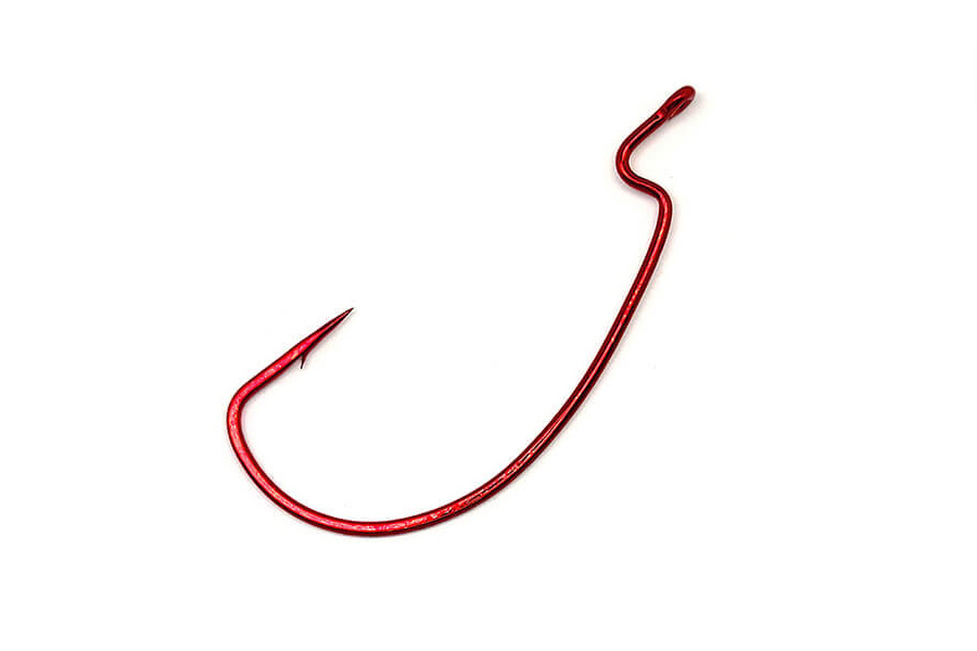 Gamakatsu Offset Shank EWG Worm Hook Red