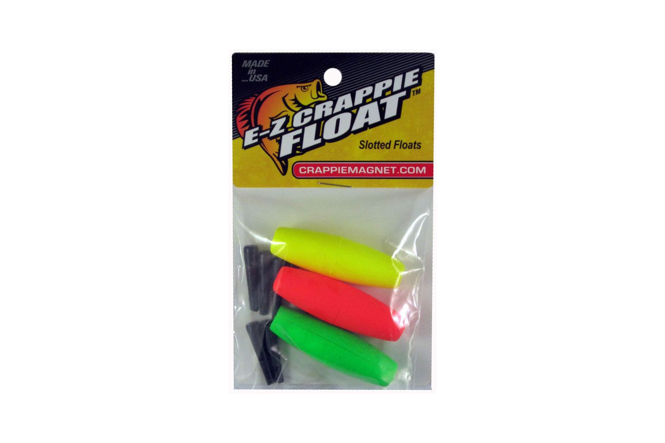 Crappie Magnet E-Z Crappie Float 2 Inches (Red/Green/Yellow)