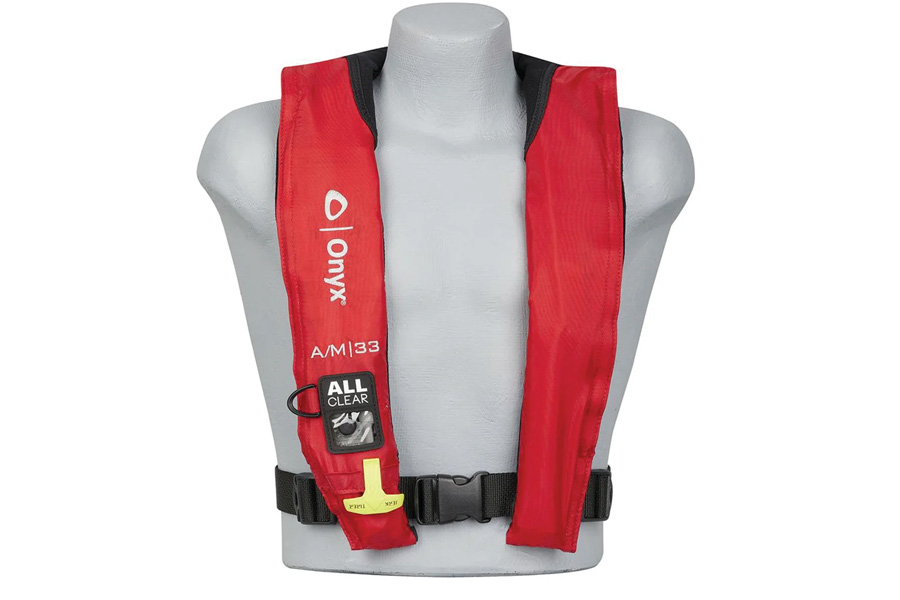 Absolute Outdoor Inc A/M-33 All Clear Auto/Manual Inflatable Life Vest