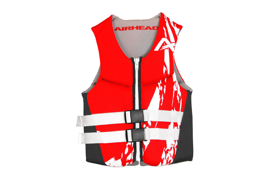 Airhead Swoosh Neolite Kwik-Dry Life Vest - Red Medium