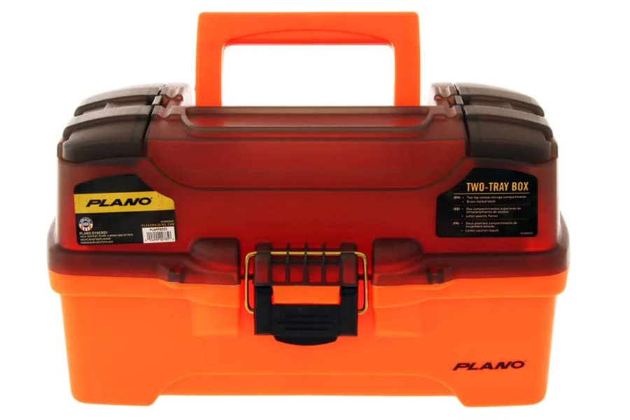 Plano Molding Two Tray Tackle Box - Brite Orange