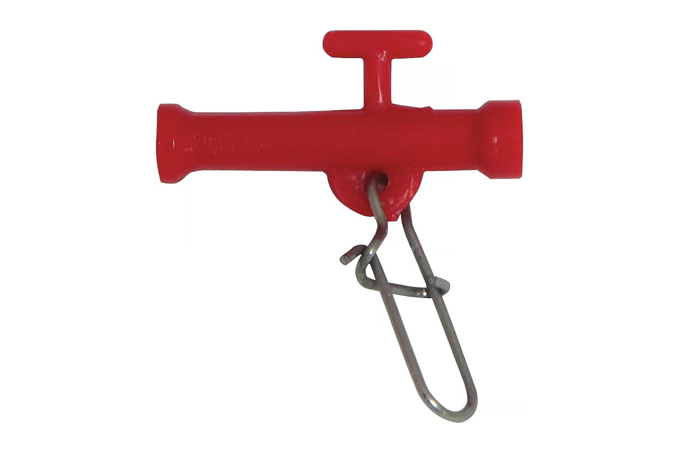 P Line Sliding Swivel with Duolock Snap No. 3, Red