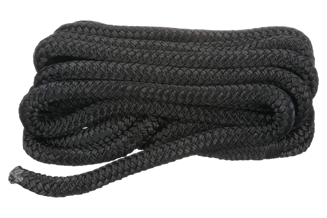 Attwood Dock Line, 3/8 Inch x 20 Foot, Black