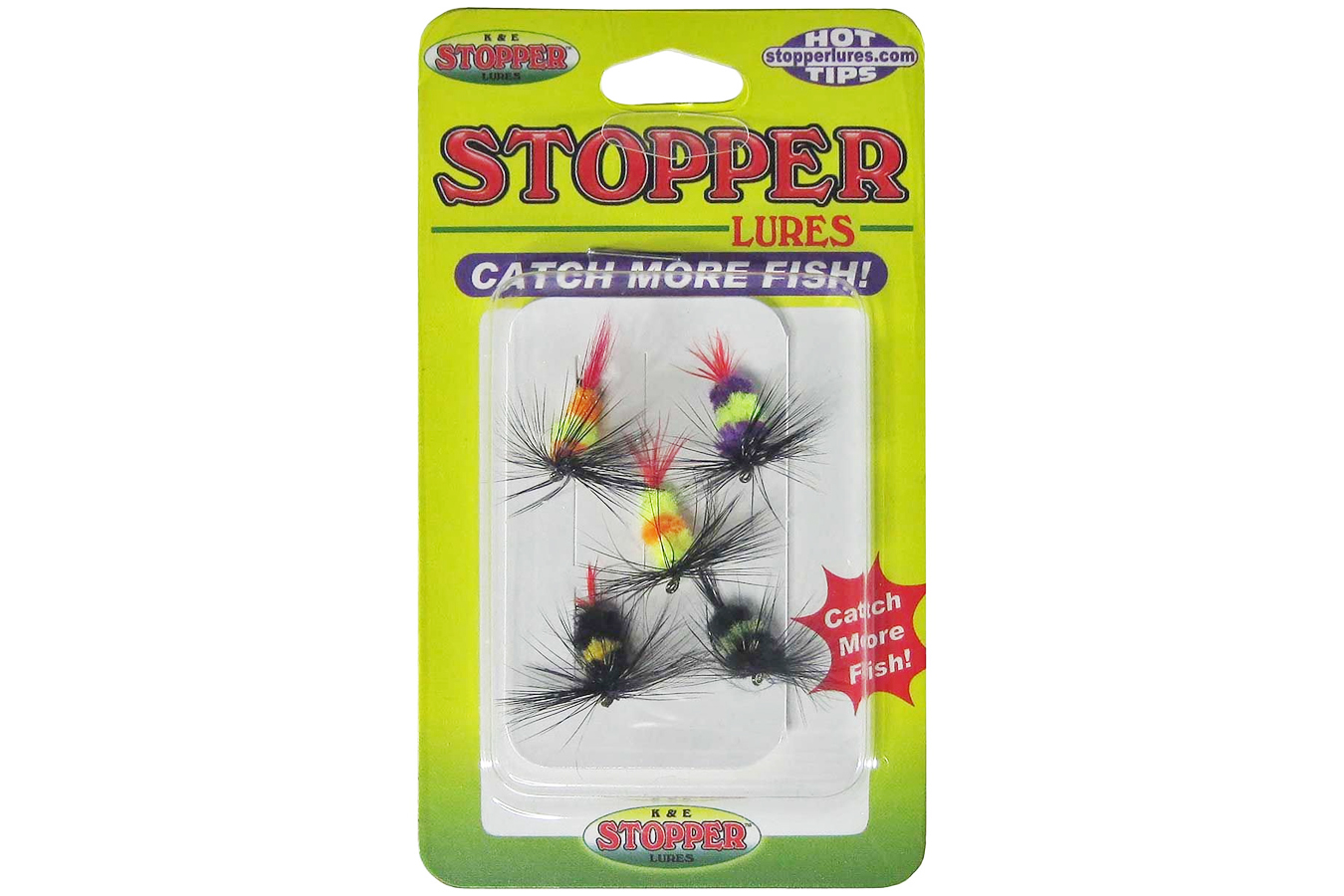 K And E Ring Fly Asst., 5pk