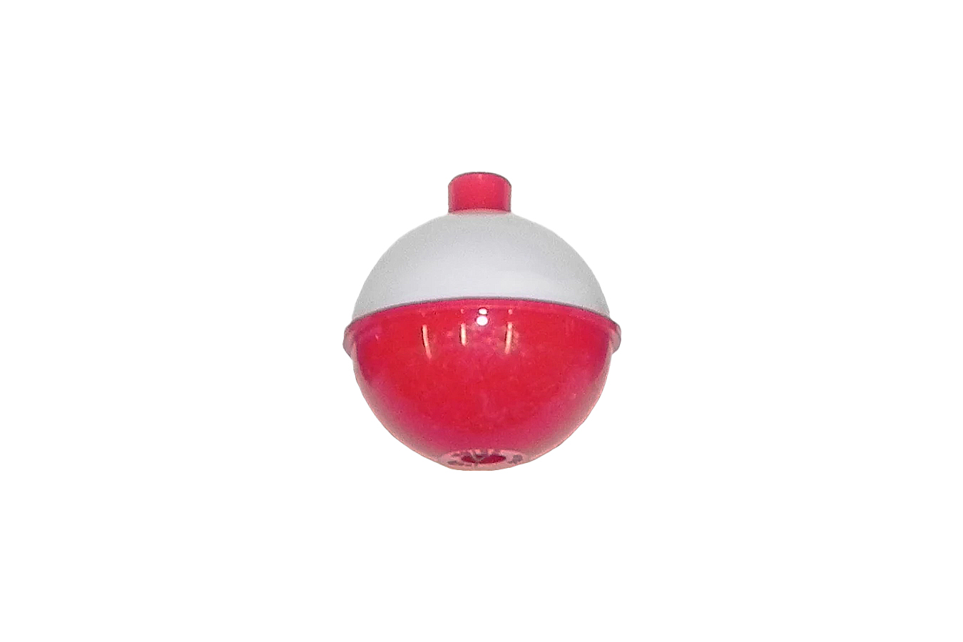K And E BEST Red/White Round Plastic Floats, .75 Inch, 12pk