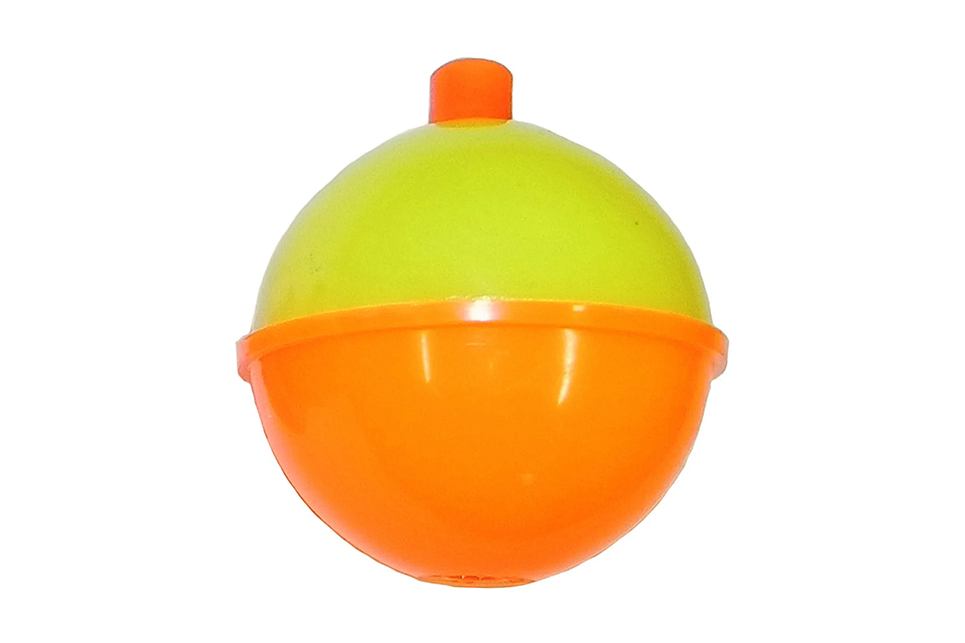 K And E BEST Orange/Yellow Plastic Floats, .75 Inch, 12pk