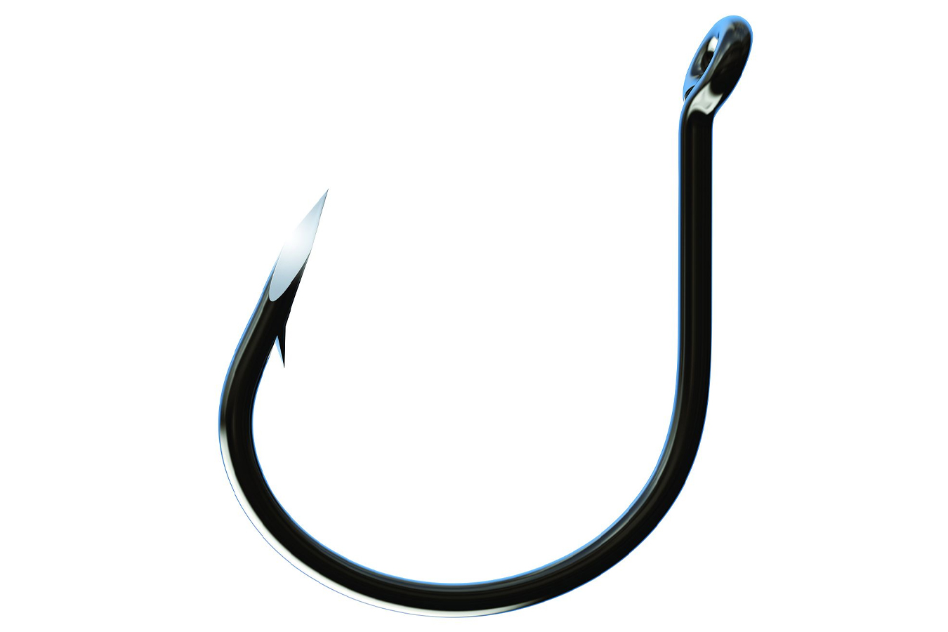 Eagle Claw Wacky Worm Hook, Weedless, Size 2/0