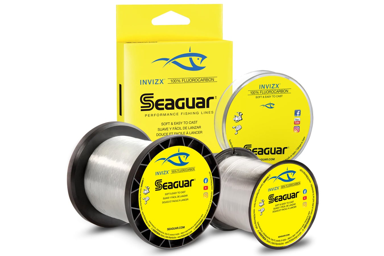 Seaguar InvizX Fluorocarbon 200yd Fishing Line