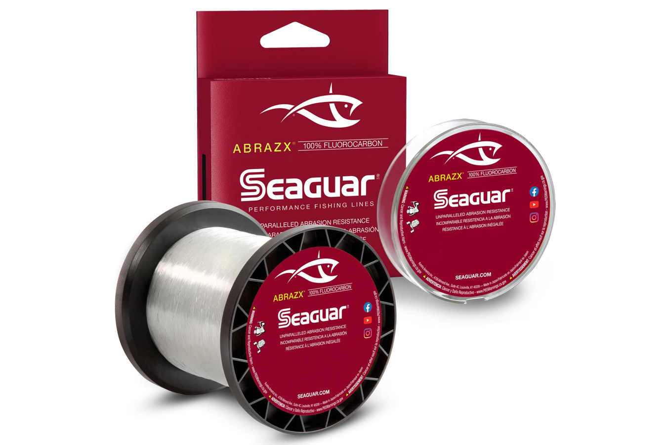Seaguar AbrazX Fluorocarbon 200 yd Fishing Line