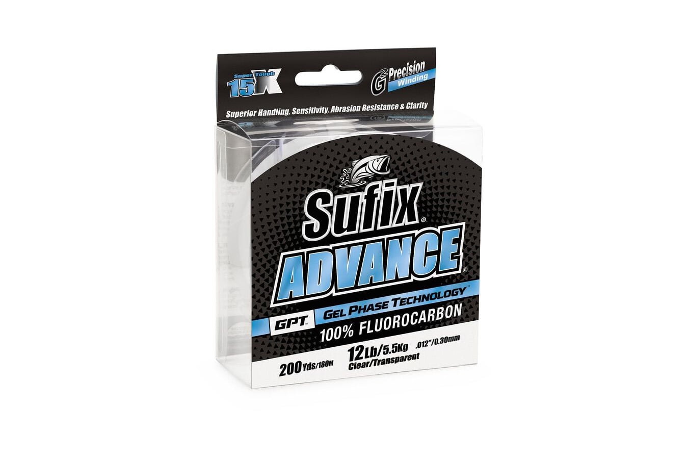 Sufix Advanced Fluorocarbon 200yd Fishing Line