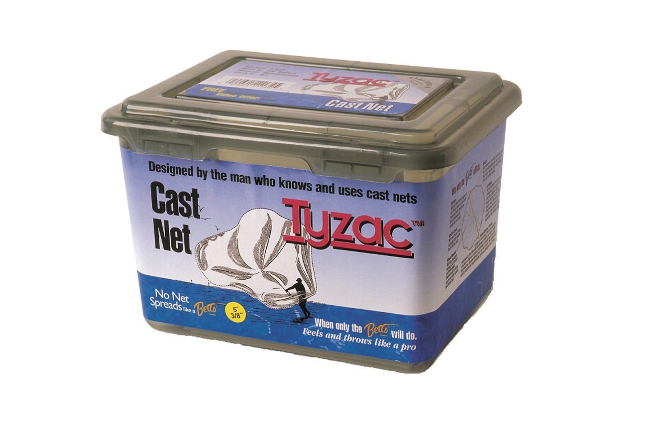 Betts Tyzac Cast Net 6 ft 3/8 Inch Mesh
