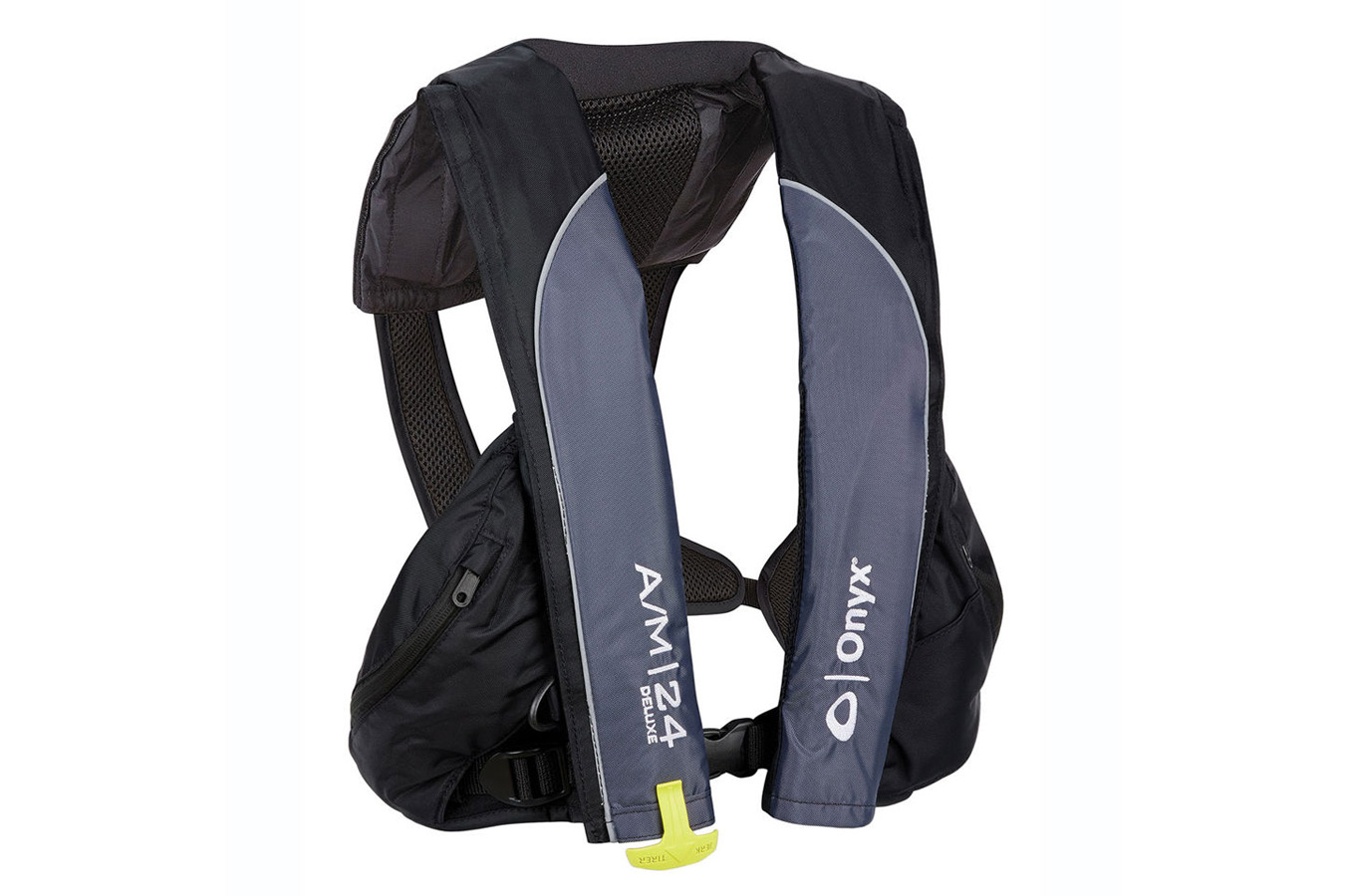 Absolute Outdoor Inc Onyx A/M-24 Deluxe Auto/Manual Inflatable Life Jacket - Black