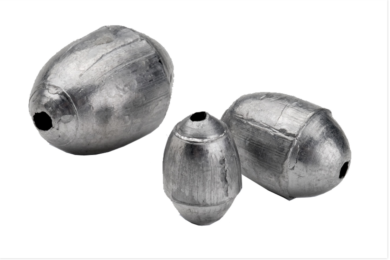 Bullet Weights Egg Sinkers 3/8 oz 8 Pack