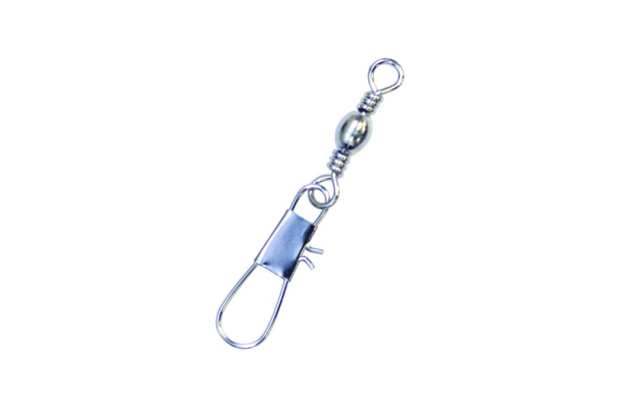 Eagle Claw Barrel Swivel with Interlock Snap Size 5 Nickel 5-Pack