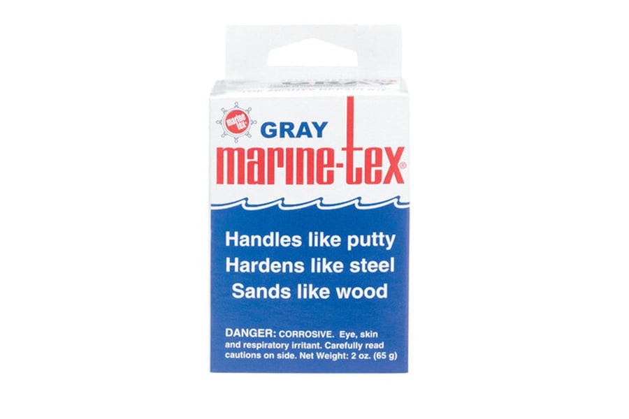 Marine Tex Rapid Set Epoxy Putty 2 oz Jar - Gray