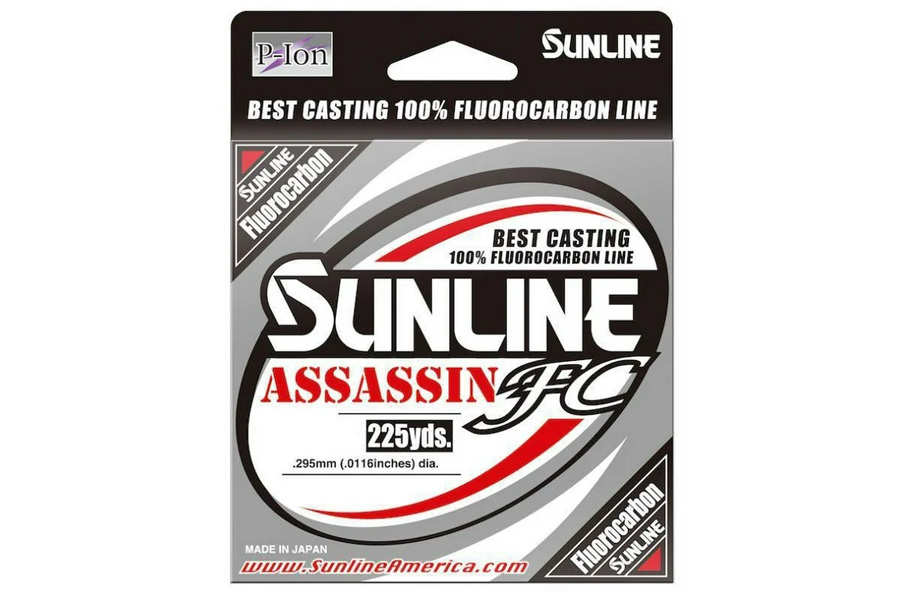 Sunline Assassin Fluorocarbon Fishing Line - 20lb 225 Yds