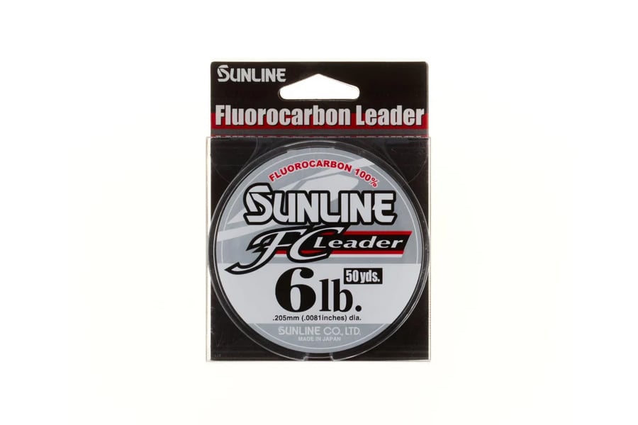 Sunline Fluorocarbon Leader Fishing Line - 6lb 50Yds