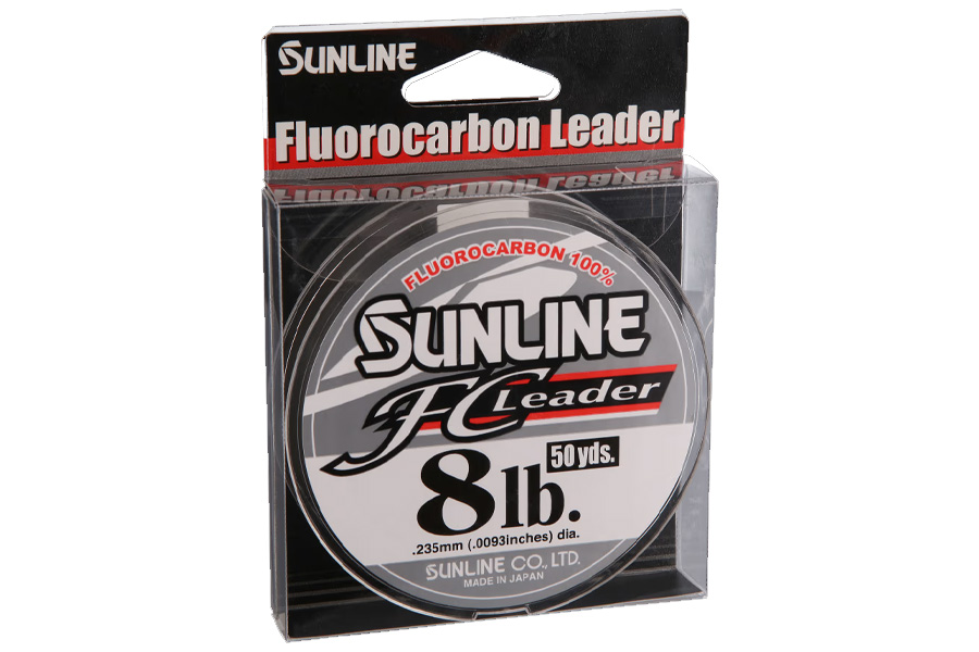Sunline Fluorocarbon Leader Fishing Line - 8lb 50Yds