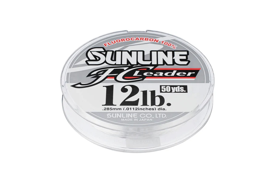 Sunline Fluorocarbon Leader Fishing Line - 12lb 50Yds