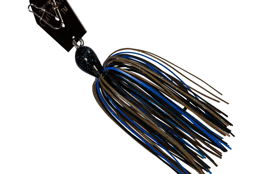 Z Man Fishing Products Original Chatterbait - Black/Blue Candy 1/2 oz