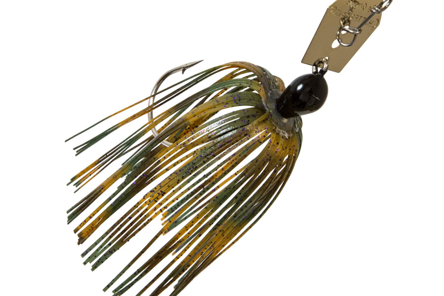 Z Man Fishing Products Original Chatterbait - Green Pumpkin Purple 1/2 oz