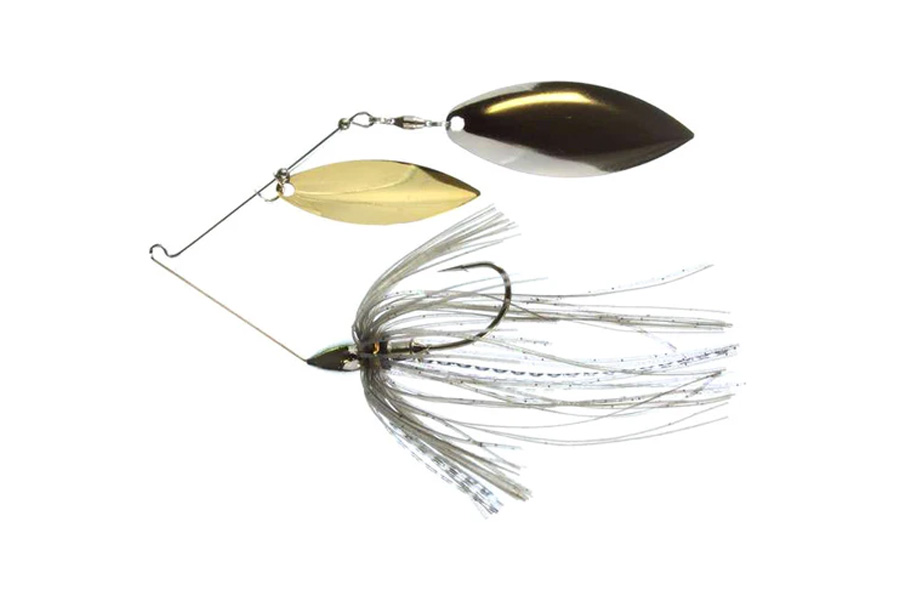 War Eagle 3/8oz Double Willow Spinnerbait - Nickle Mouse