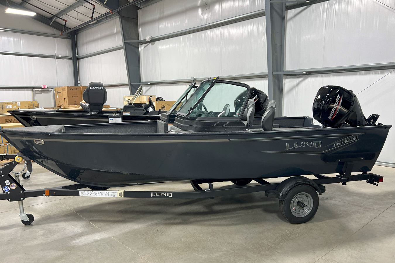 Lund 2025 1650 Angler Sport W/ Motor & Trailer