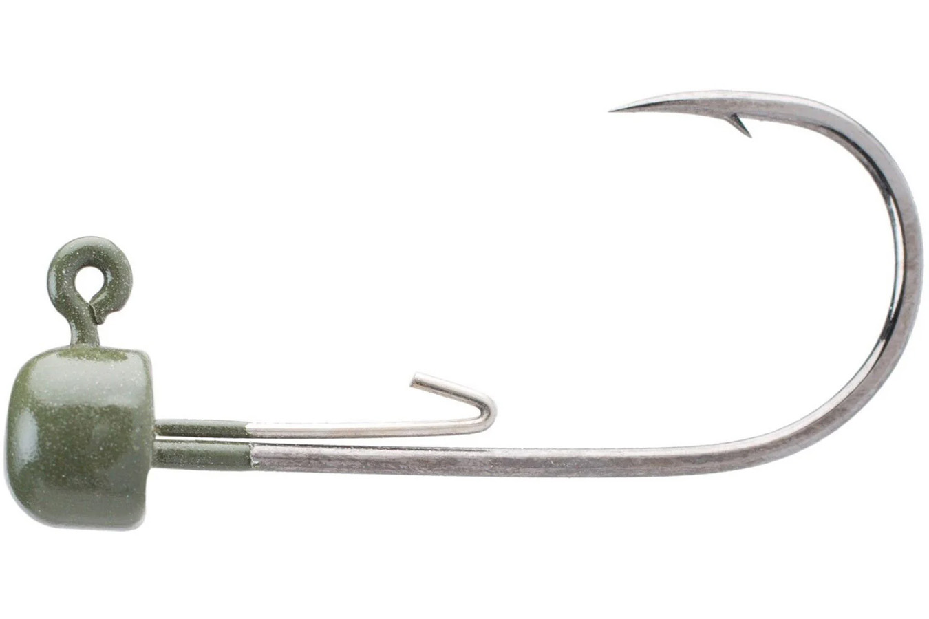 Owner Block Head Jig Hook - Green Pumpkin
