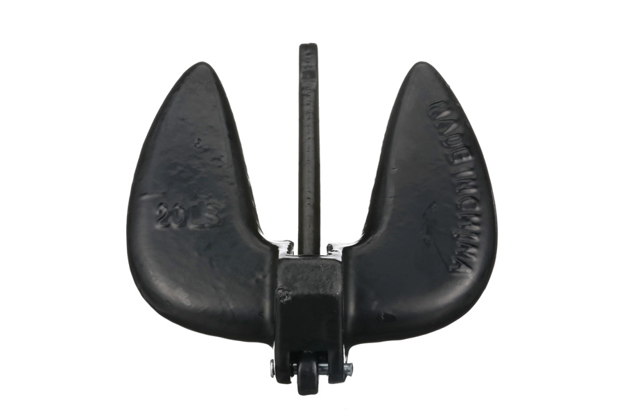 Attwood Navy Anchor 20 lbs Black PE - Coated