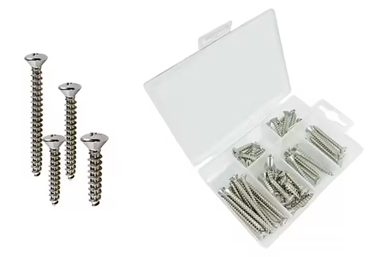 Th-marine Stainless Steel Phillips Oval Head Tapping Screw Kit 48 PC