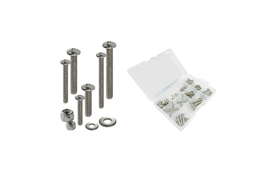 Th-marine Stainless Steel Pan Head Machine Phillips Screw Kit - 144 pcs