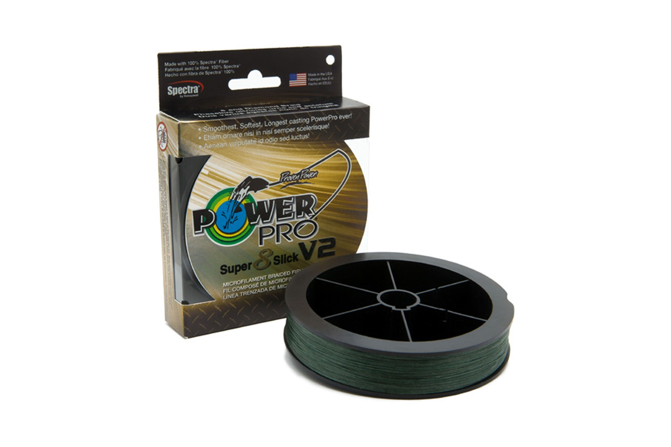 Power Pro Super 8 Slick V2 40 lbs 150 yds - Moss Green