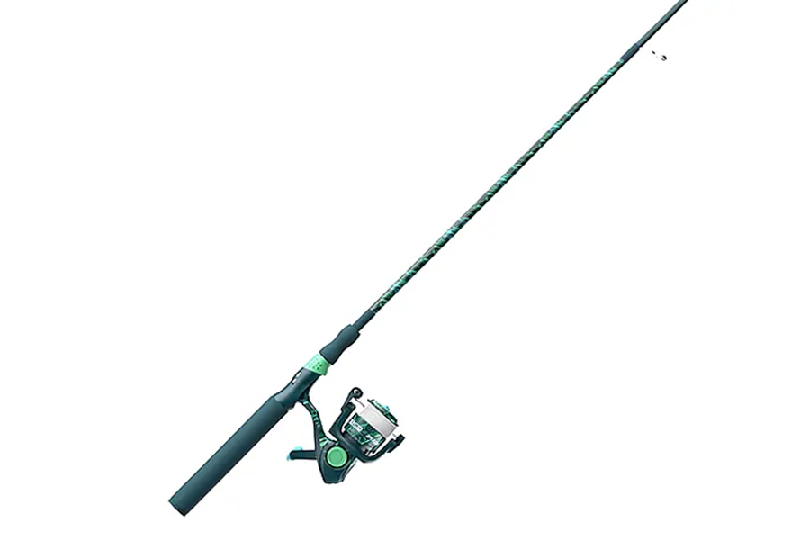 Zebco Splash 20 6 Foot Medium Light Spinning Combo with Green Finish