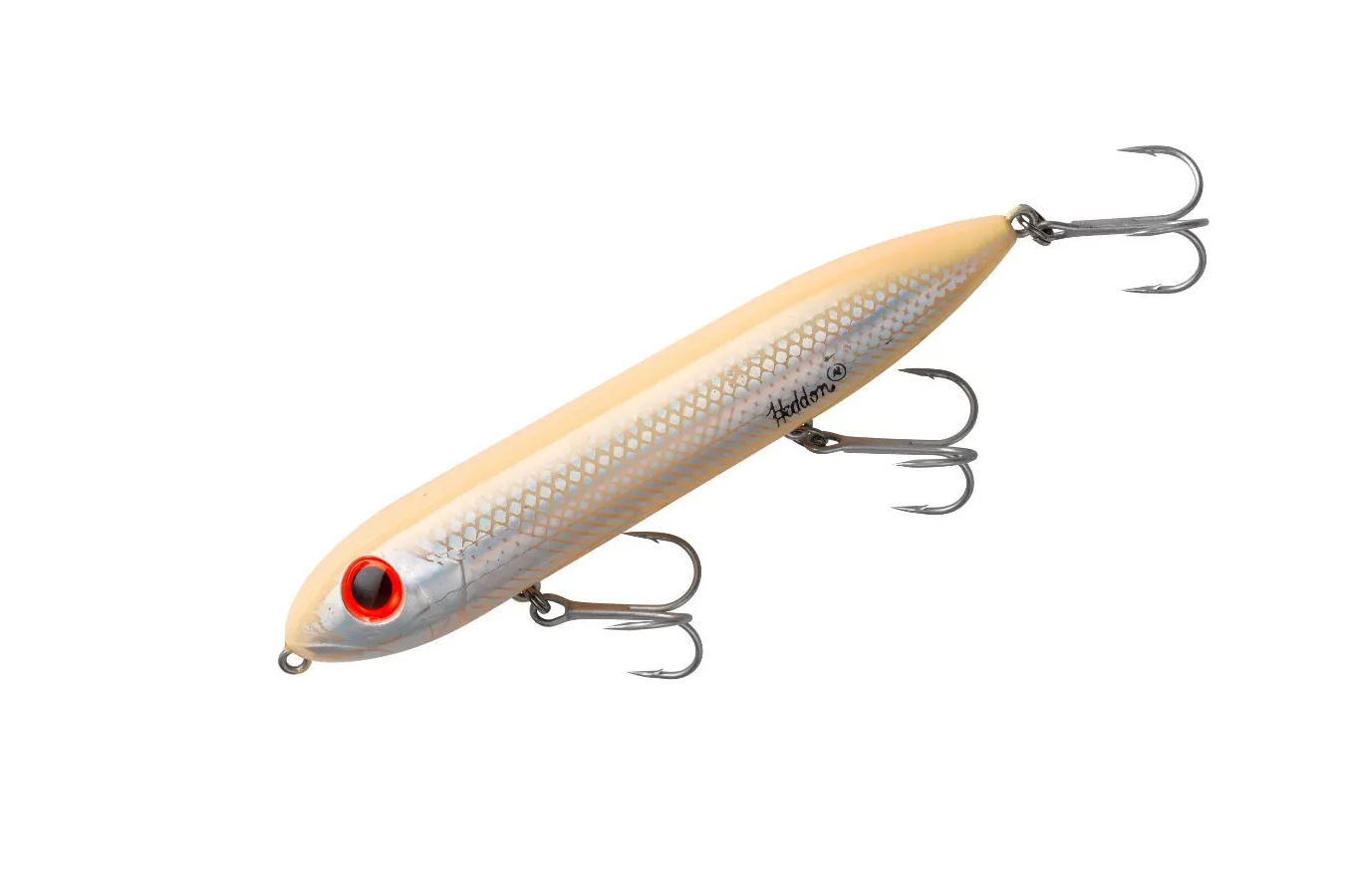 Heddon Saltwater Super Spook Fishing Lure - Bone/ Silver - 5 in