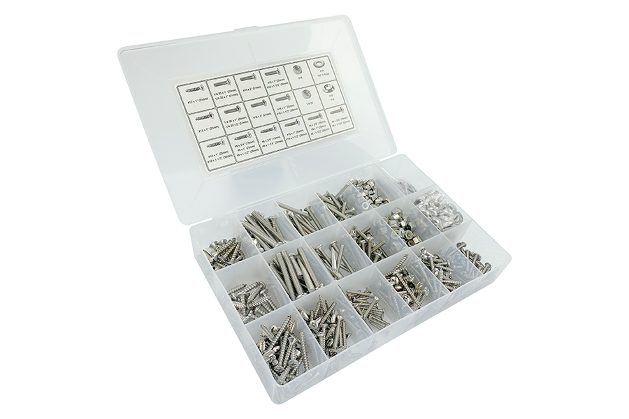 Th-marine The Master Mariner Stainless Steel 624 PC Fastner Kit