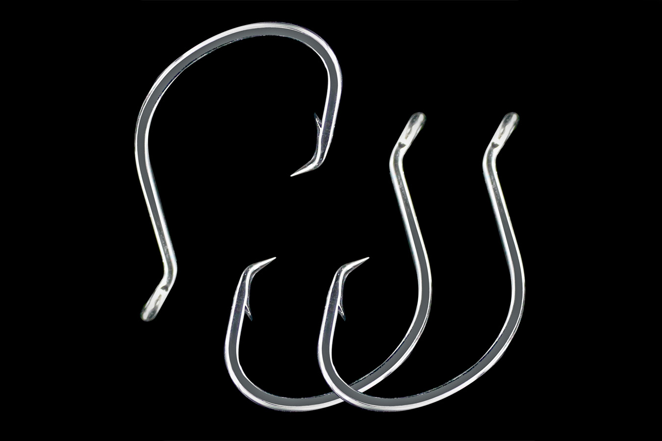 Whisker Seeker Catfish Hybrid Circle Hooks - Triple Threat