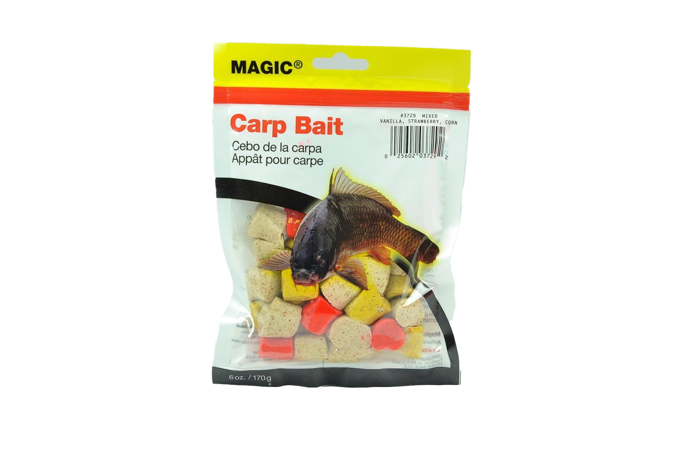 Magic Bait Carp Bait 6 oz Bag - Mixed Vanilla Strawberry