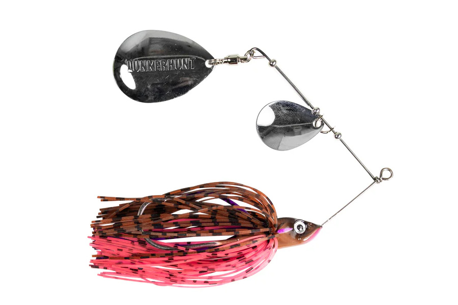Lunkerhunt 3/8 oz Impact Thump - Colorado Spinnerbait - Moss