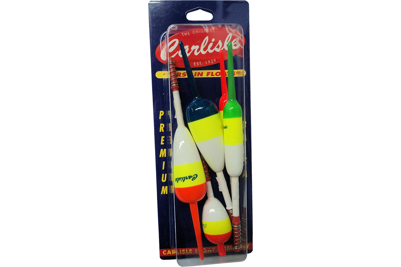 K And E Peacock Spring Lok Balsa Floats - Asst Sizes