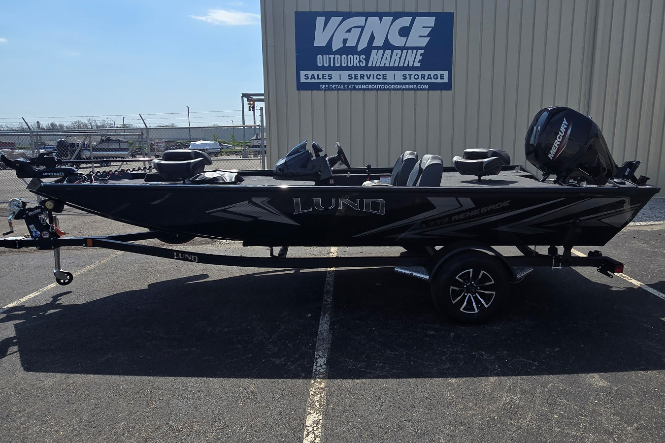 Lund 2025 1775 Renegade with Mercury 60 ELPT and Trailer