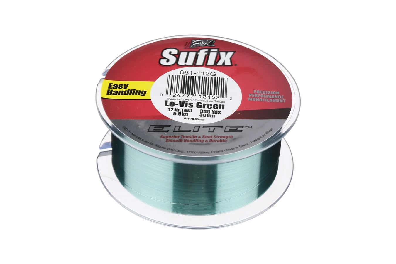 Sufix Elite Lo-Vis Green Monofiliment Line