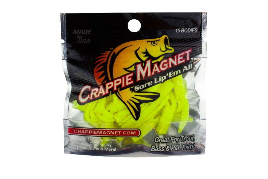 Crappie Magnet Crappie Mag 15 Piece Body Opaque/Chartreuse