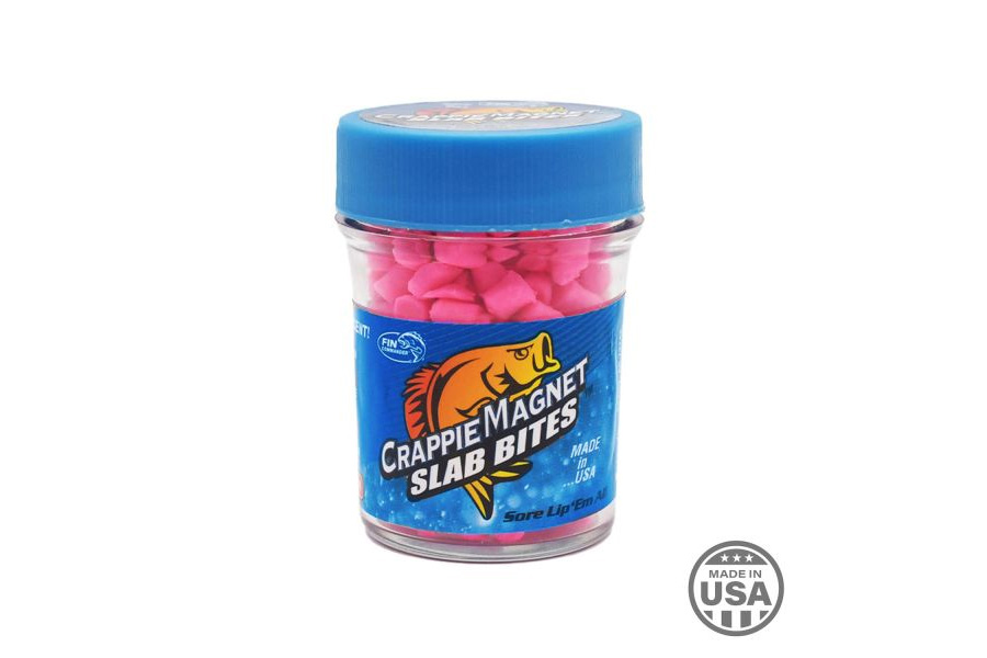 Crappie Magnet Slab Bites - Pink