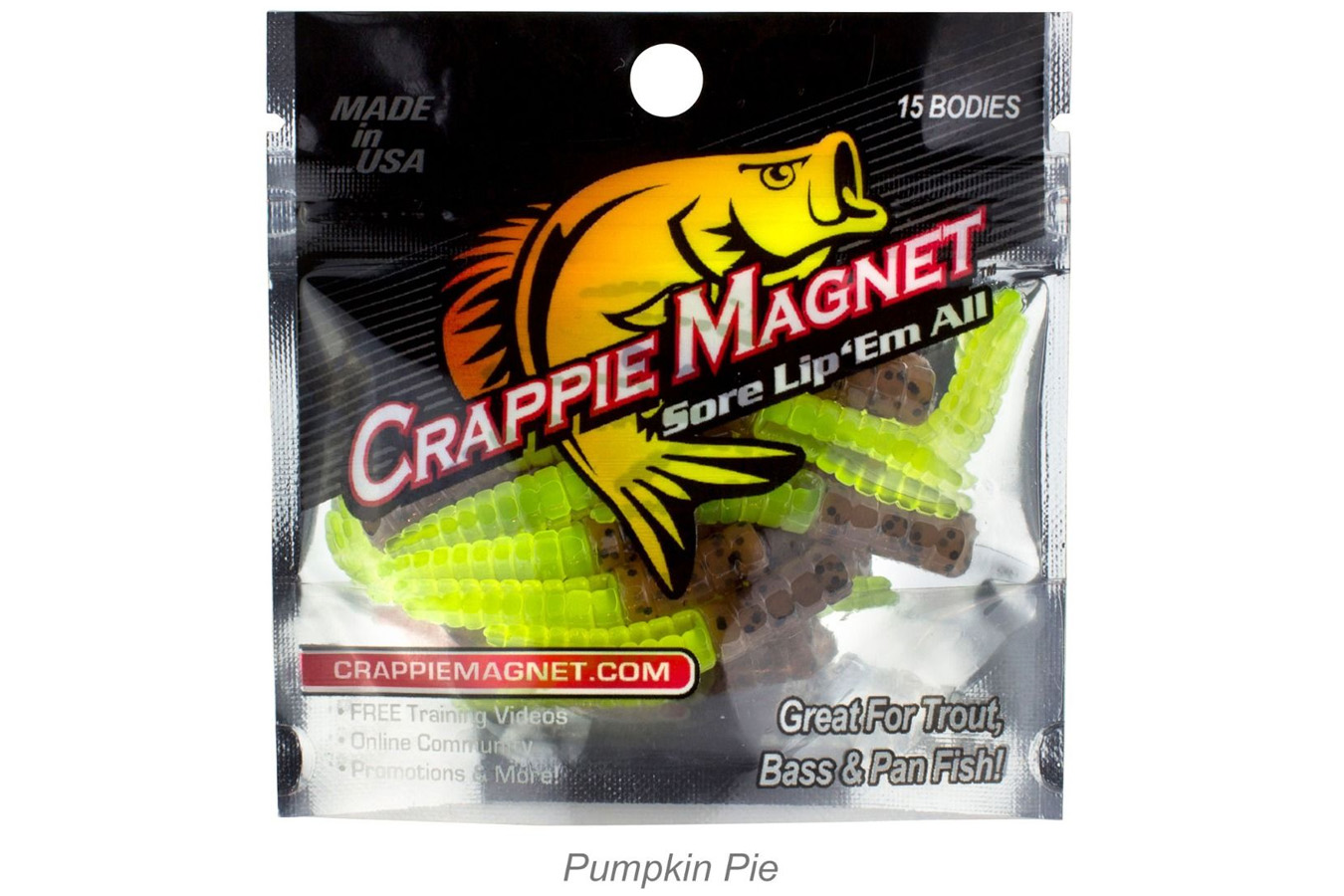 Crappie Magnet 15 Piece Body Pack - Pumpkin Pie