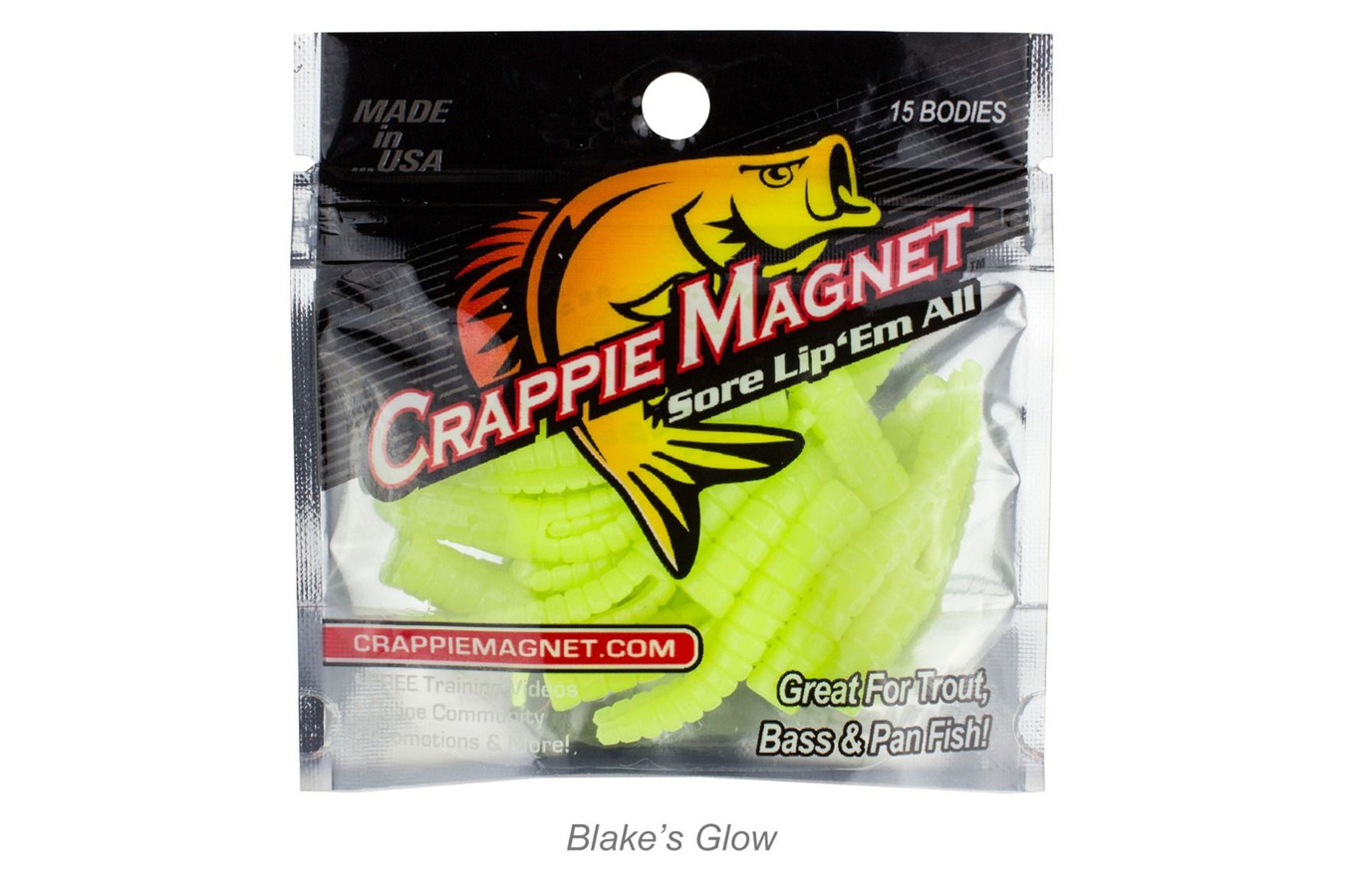Crappie Magnet 15 Piece Body Pack Blake's Glow