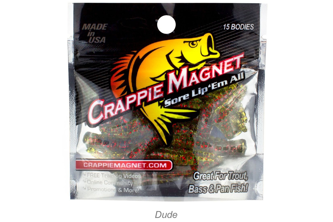 Crappie Magnet 15 Piece Body Pack - Dude