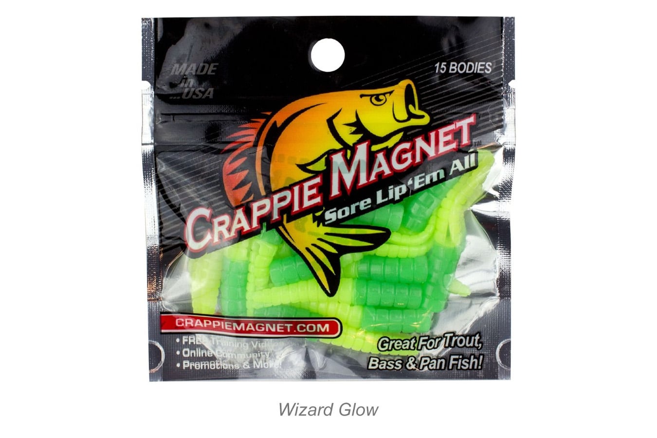 Crappie Magnet 15 Piece Body Pack - Wizard's Glow