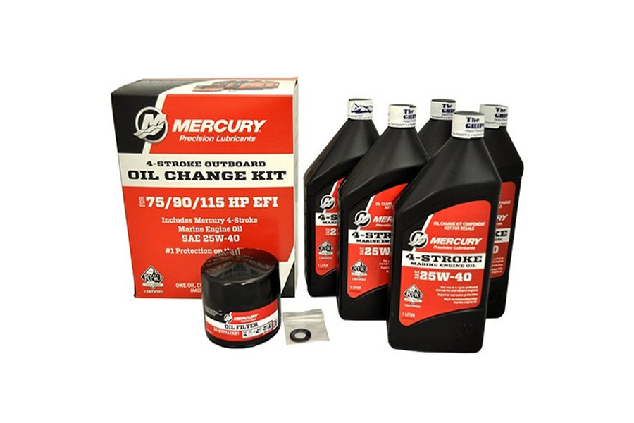 Mercury 75/90/115 HP 4-Stroke EFI Oil Change Kit